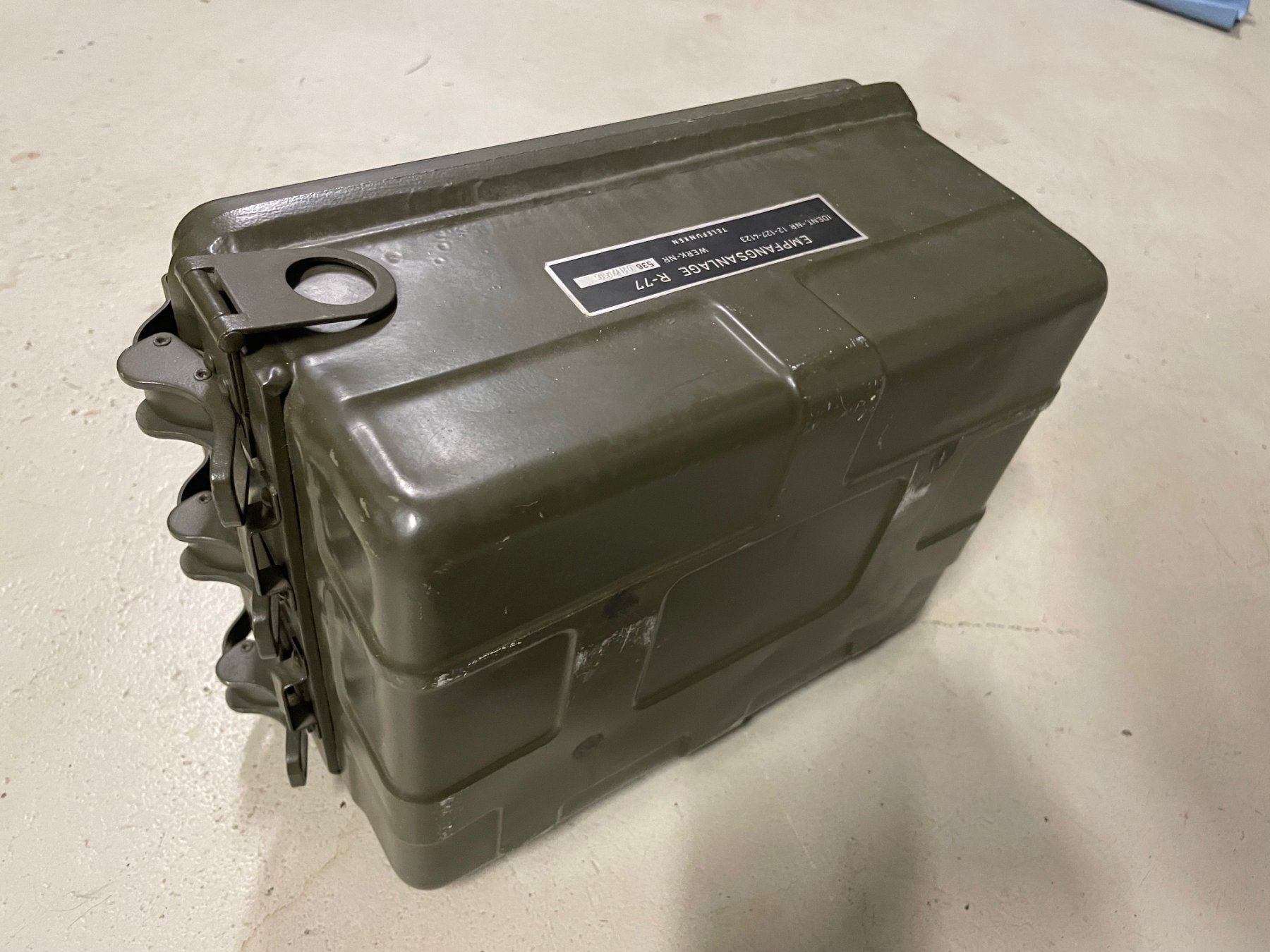 Telefunken Radio: Funk empfänger R-77 Deutsche Bundeswehr – Usato da Chiasso venduto da tito71 3