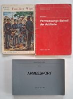 Schweizer Armee Bücher Konvolut, 3 Stk, Top!