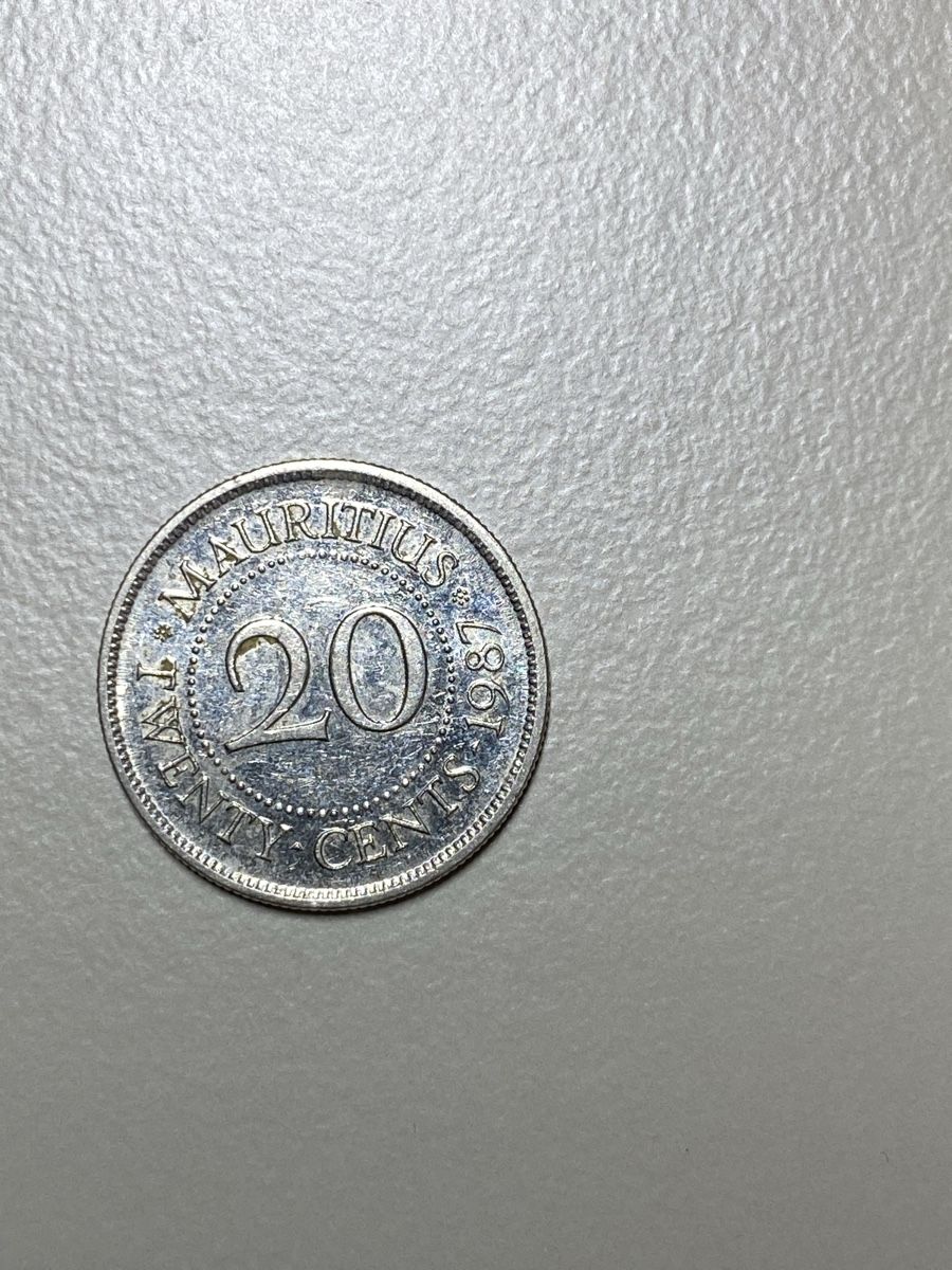 Tutti le monete: Île Maurice - 20 cts - 1987 – Usato da Payerne venduto da Mike1682