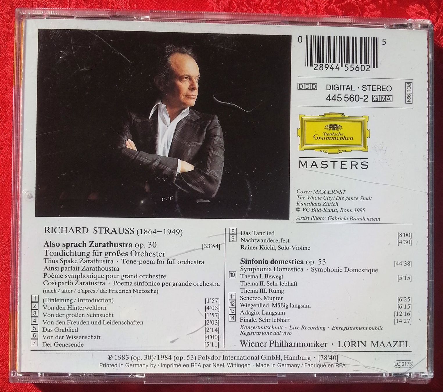 CD: CD ALSO SPRACH ZARATHUSTRA – Usato da Oberriet SG venduto da Manick 2
