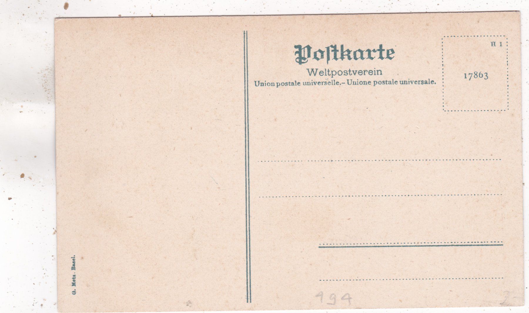 Cartoline postali: Basel Rathaushof – Usato da Herisau venduto da Lisegrat2008 1