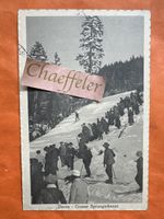 Davos, grosse Sprungschanze. Postkarte, 1916, Rarität!