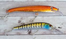2stk. Wobbler Länge 17cm Gew.29gr. und 14cm Gew.19gr.