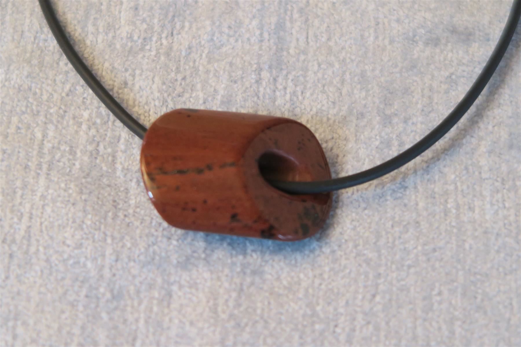 Catenine: Kette (neu), mit Anhänger Obsidian – Usato da Brittnau venduto da marlenestone