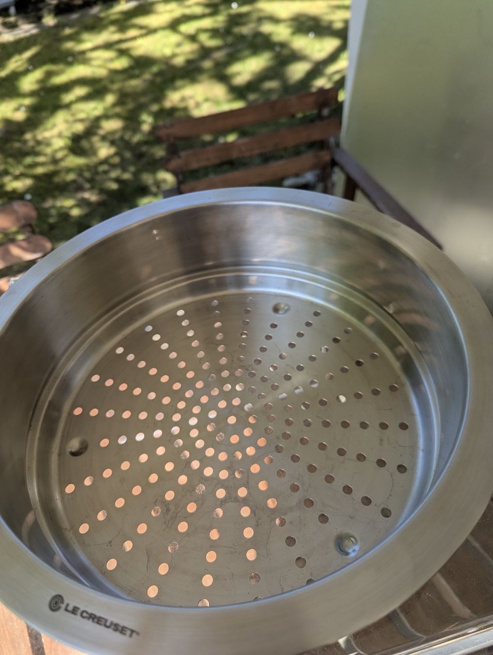 Le Creuset Töpfe: Le Creuset Stainless Steel Multi-Steamer Insert – Gebraucht aus Erlinsbach SO von Meytalien 1