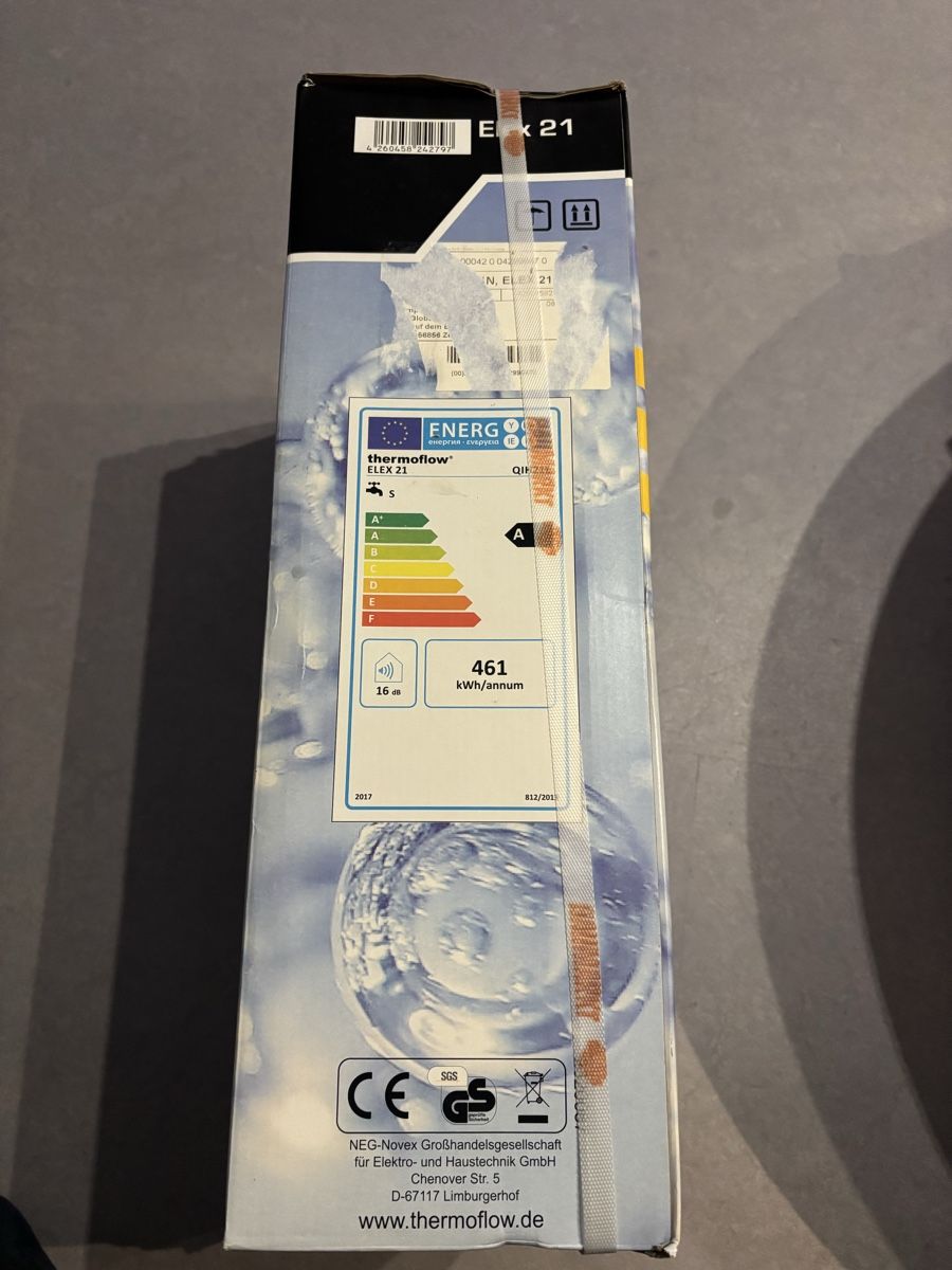 Altro in Utensili da giardino: Thermoflow Durchlauferhitzer ELEX 21 kW elektronisch – Nuovo e nell'imballaggio originale da Aarau venduto da Wolli85 4