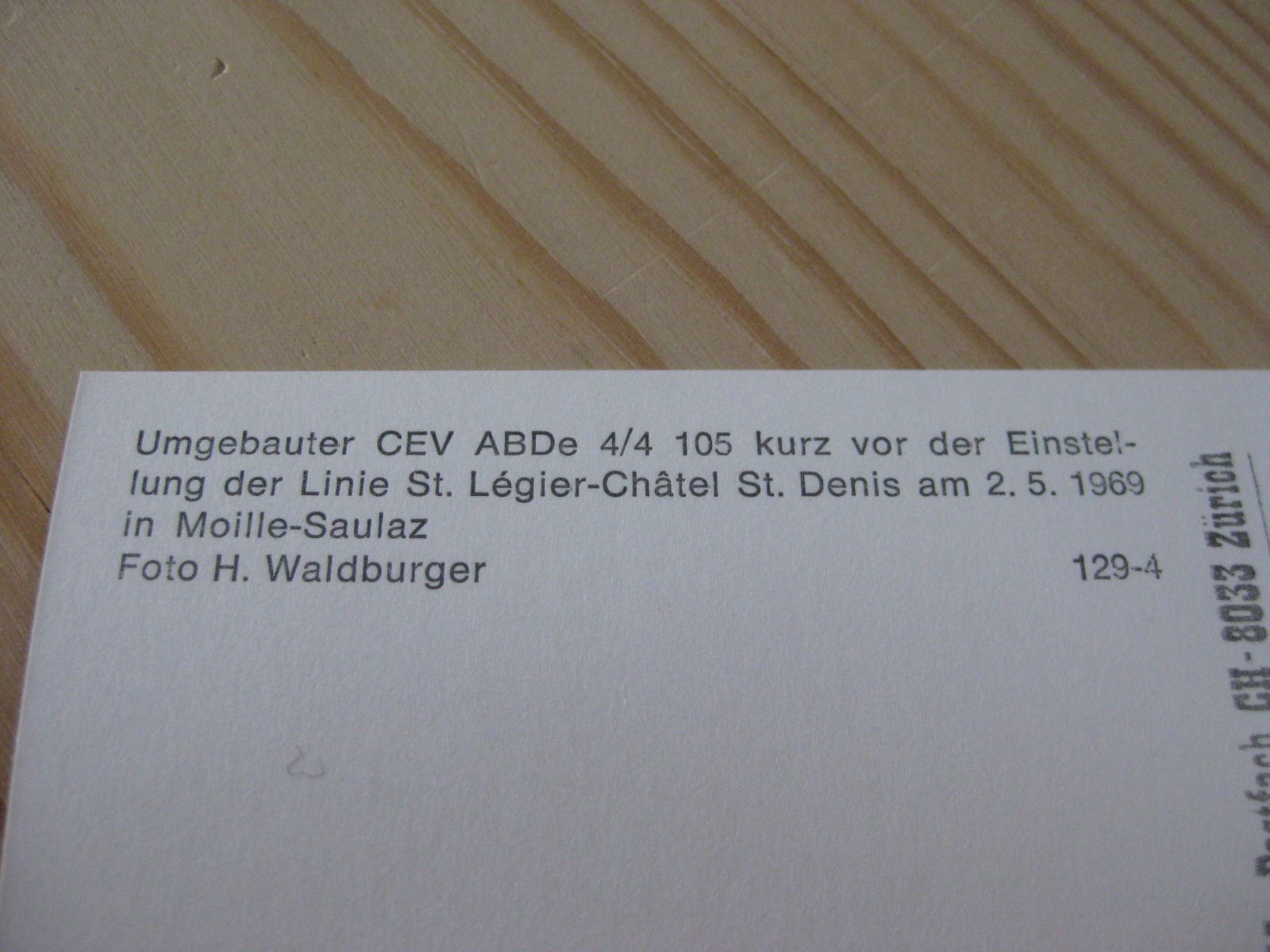 Cartoline postali: AK Moille Saulaz mit Zug – Nuovo (secondo la descrizione) da Malters venduto da Marosko 2