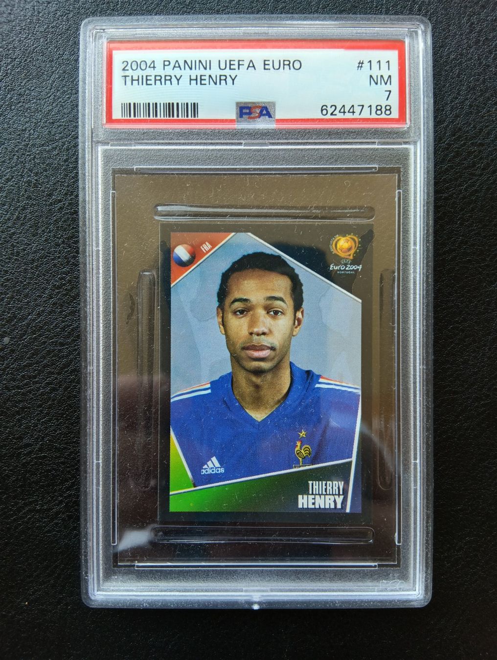 Panini Sammelbilder & Trading cards: 2004 Panini Thierry Henry PSA 7 #111 – Gebraucht aus Steinen von antikesundseltenes
