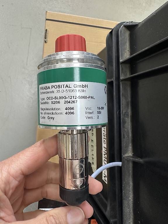 Componenti elettronici: FRABA POSITAL Absolutwertgeber / Encoder  SSI  4096 – Usato da Niederweningen venduto da gandalf09