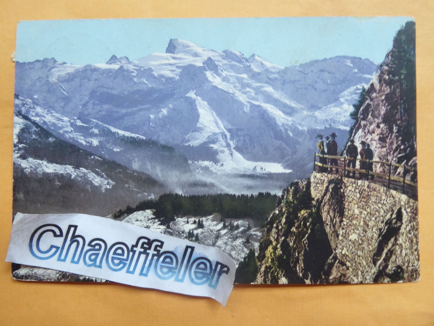 Cartoline postali: 1909 Stanserhorn. Blick nach dem Titlis. – Usato da Zürich venduto da Chaeffeler