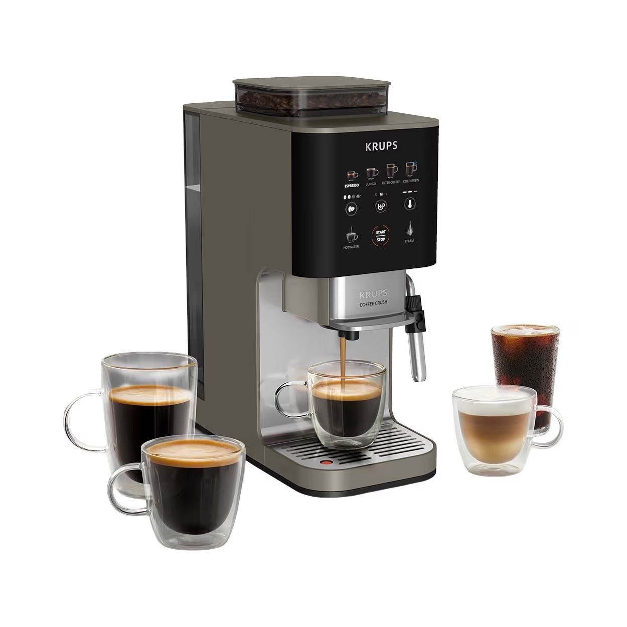 Macchine per caffè & Macchine per espresso: Krups COFFEE CRUSH EXPERIENCE – Nuovo (secondo la descrizione) da Wigoltingen venduto da Glentab 5