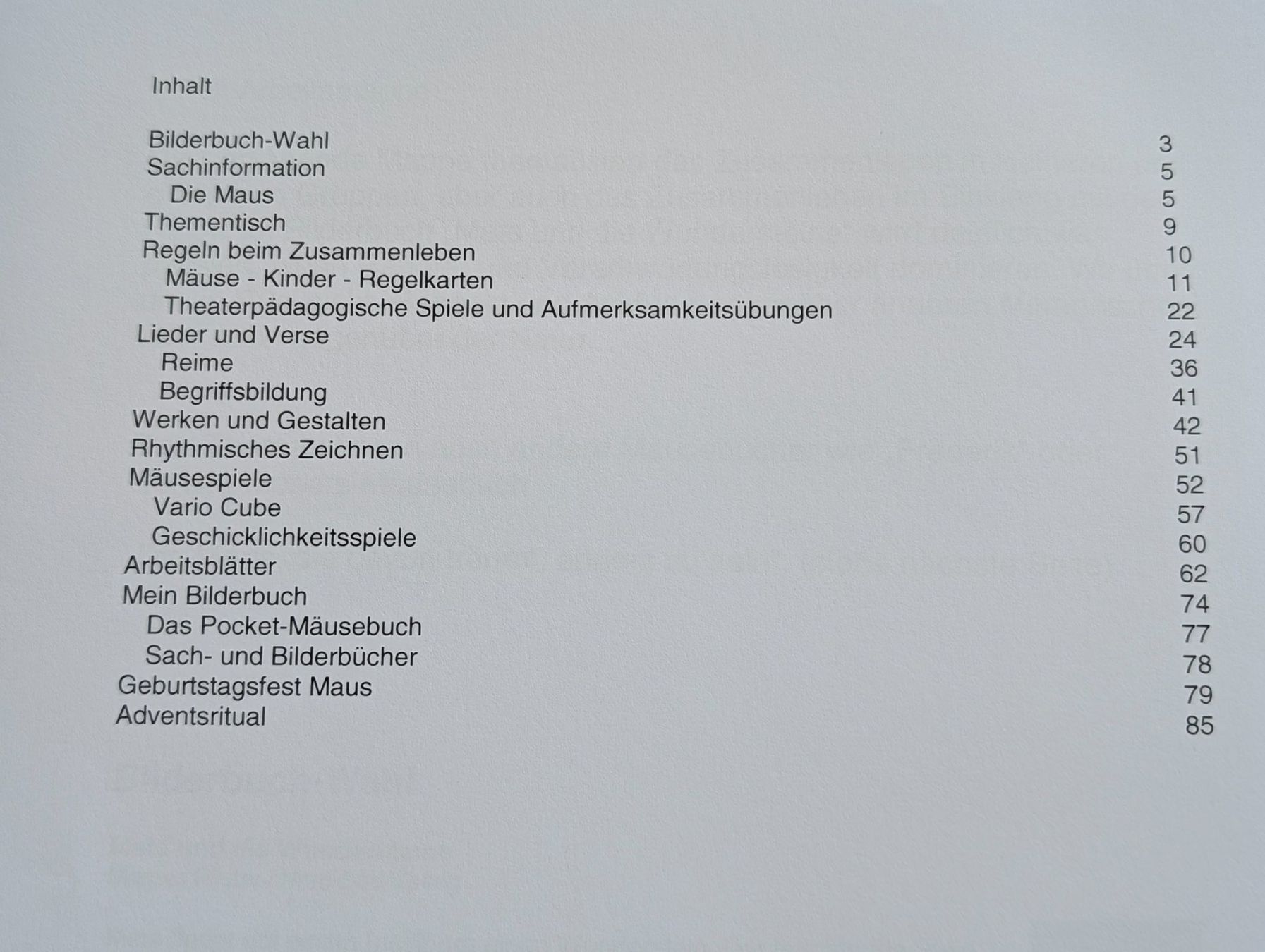 Livres: Kindergartenarbeitsmappe: Mäuseleben /alte Version – D'occasion à Weite par Nur63 1
