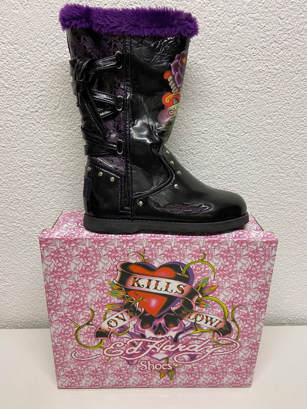 Ed Hardy Scarpe da uomo: ORIGINAL ED HARDY   RETRO 2009    GRÖSSE 44 – Nuovo e nell'imballaggio originale da Zürich venduto da LIQUIDATOR.CP 2
