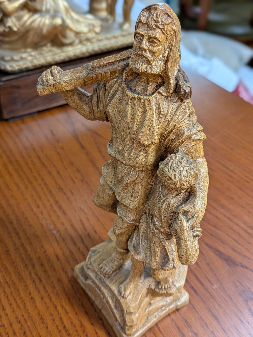 Statuette: Wilhelm Tell Figur Holz geschnitzt – Usato da Schönenwerd venduto da kybi 1