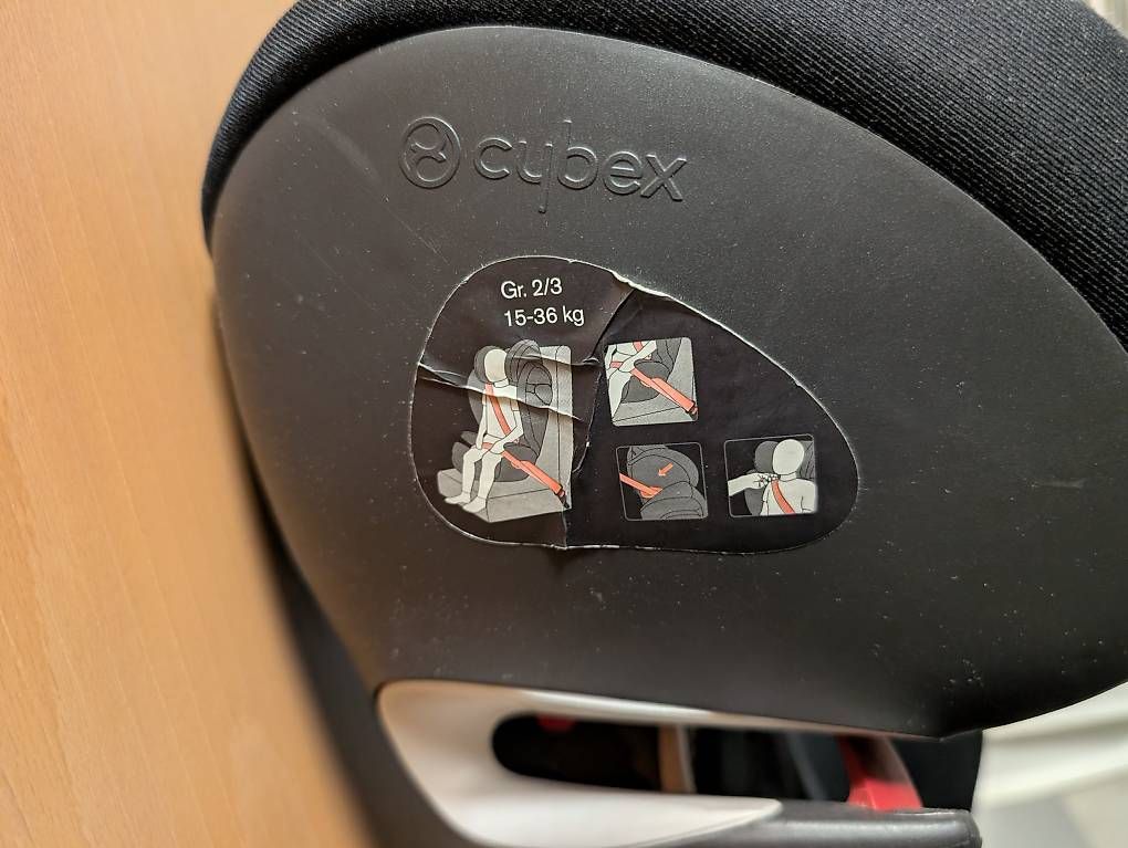 Auto-Kindersitze: Cybex Siège Auto Groupe 2/3 Solution M-Fix Stardust Noir – Gebraucht aus Borex von GMAXIME 1