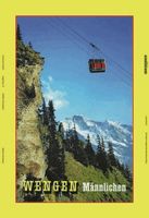 Blechschild-WENGEN-MÄNNLICHEN SEILBAHN