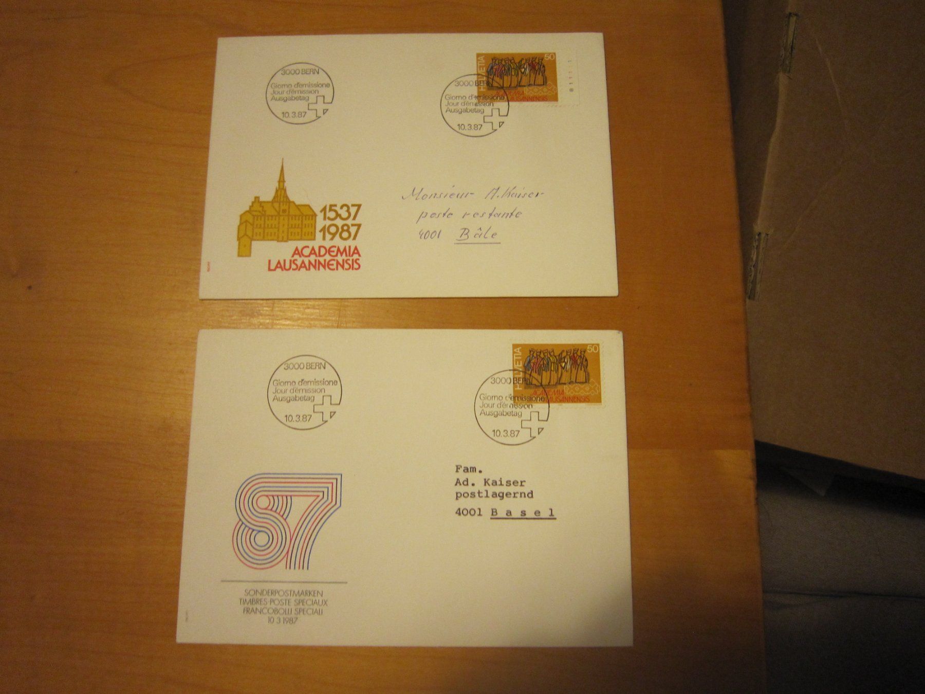 Tous les timbres: CH 1987 FDC Variationen – D'occasion à Gordola par Polentaefung 4