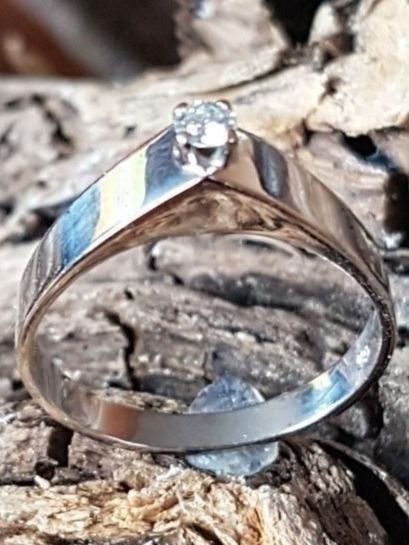 Anelli: Edler Brillantring aus 750 Weissgold – Nuovo (secondo la descrizione) da Unterägeri venduto da Altgoldschmuck 5