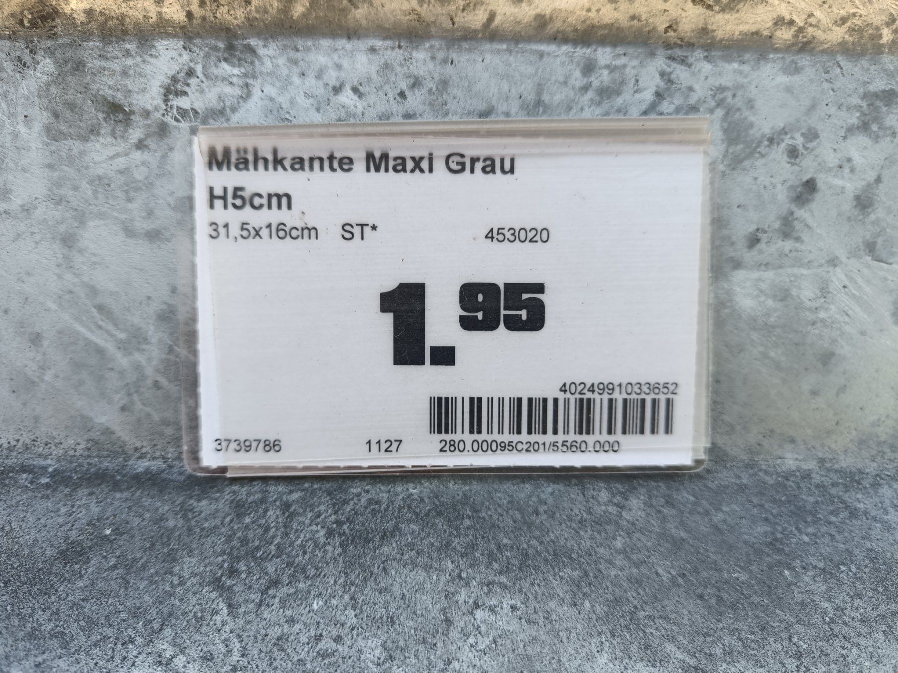 Rivestimenti per pavimenti: Mähkant-Steine Maxi grau – Nuovo (secondo la descrizione) da Güttingen venduto da Bumeranze 1