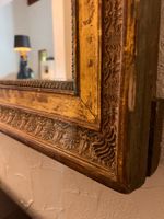 Spiegel 130x95 Antik Gold-Bronze Holzrahmen
