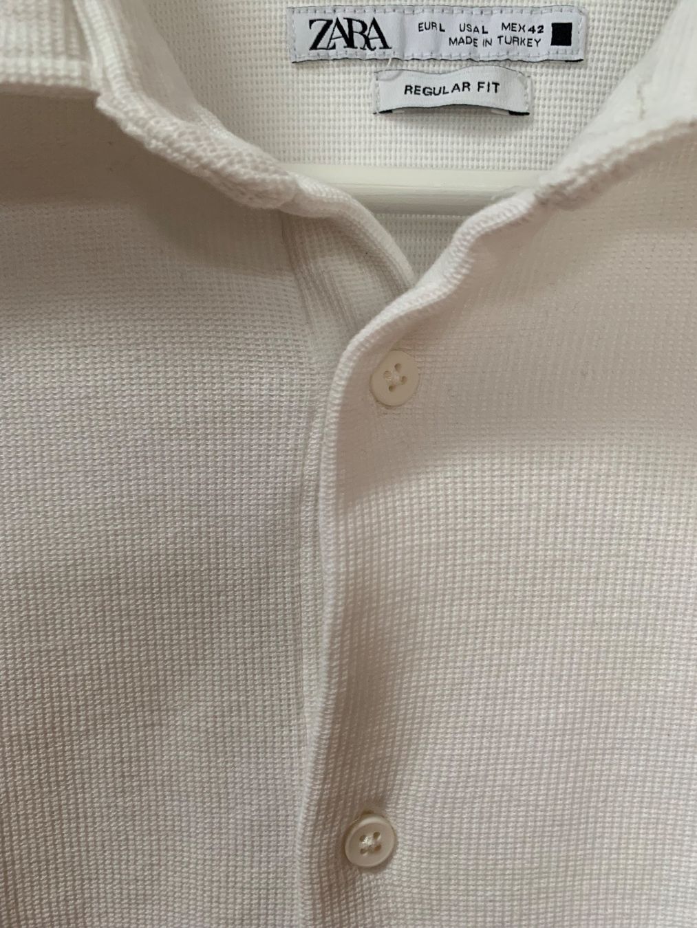 Zara Camicie: Zara Kurzarmhemd weiss – Usato da Maisprach venduto da jokoundklaas 2