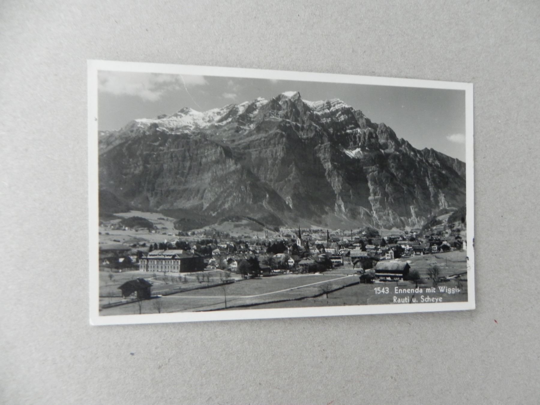Ansichtskarten: Ansichtskarte Ennenda Glarus GL um 1940 – Gebraucht aus Siebnen von krimsie