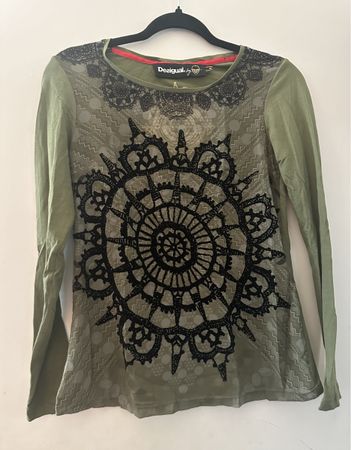 DESIGUAL Shirt grün Gr. S