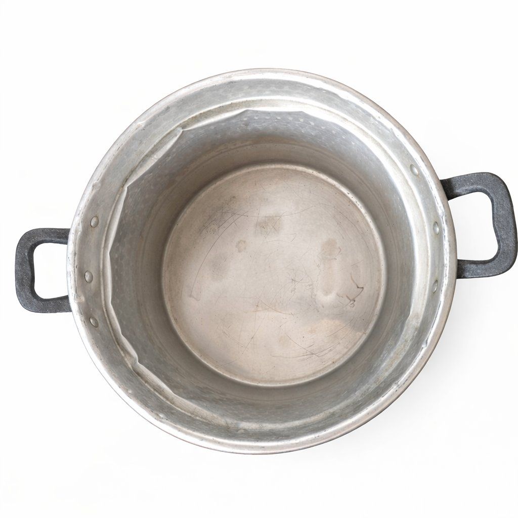 Pentole: Vintage Aluminium Topf Groß Kochtopf – Usato da Fully venduto da VaneaSelection 3