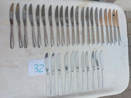 Besteck Messer 32 Stk Edelstahl , genau wie Fotos