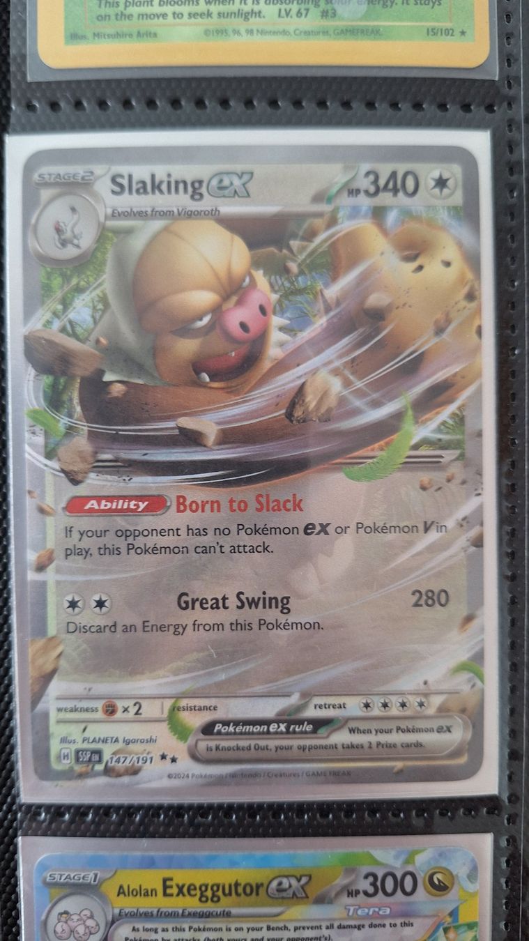 Pokémon Carte collezionabili: Slaking ex - Surging Sparks – Usato da Altstätten SG venduto da GGsGameshop