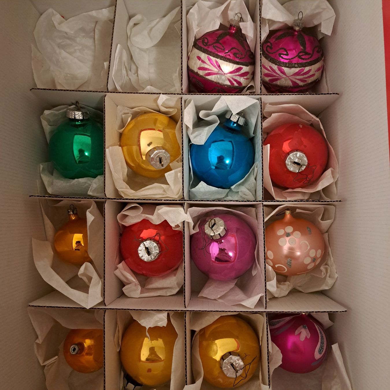 Alle Dekorationen: Alte Weihnachtskugeln aus Glas – Gebraucht aus Grüningen von Tappio