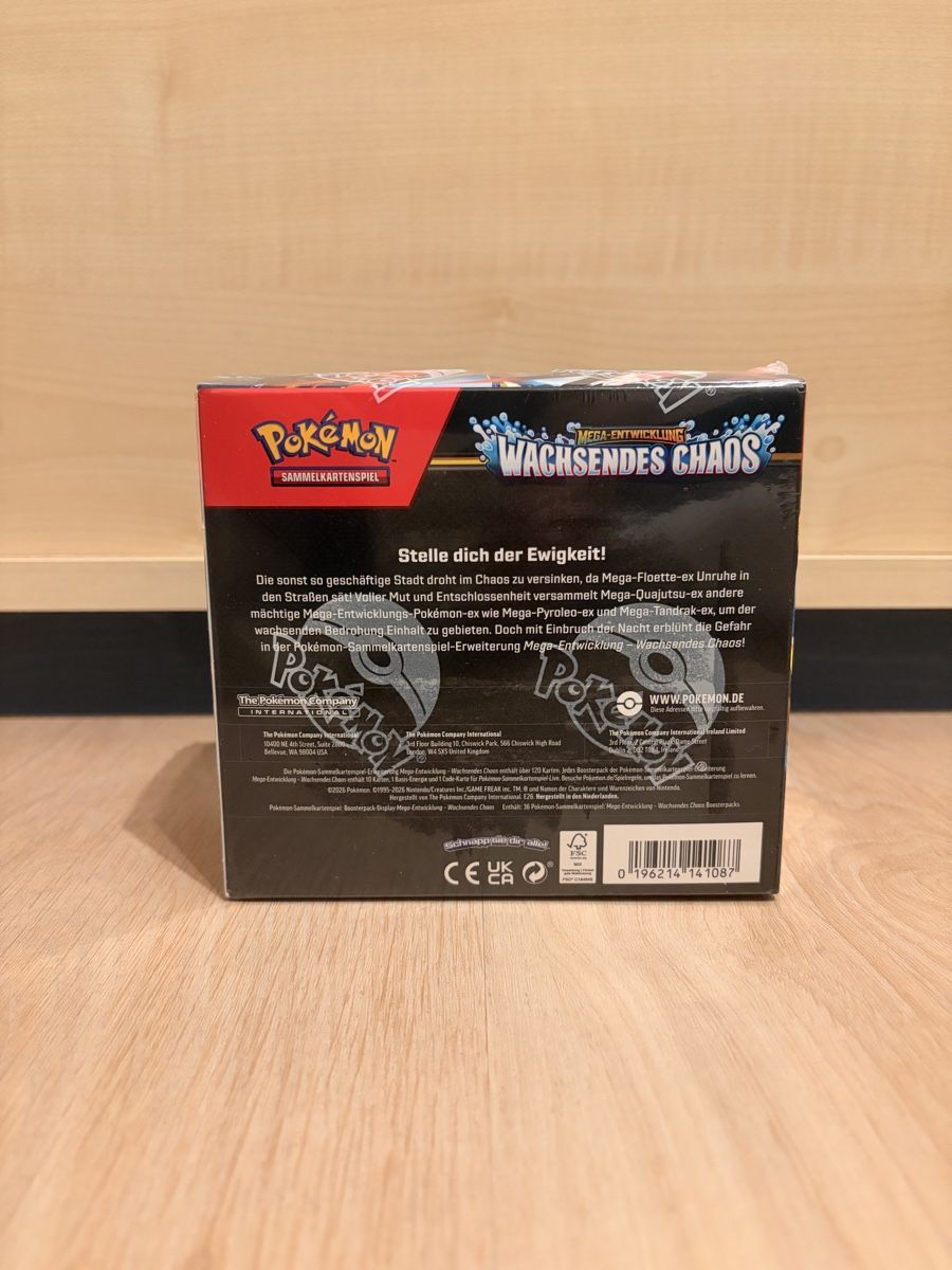 Pokémon Carte collezionabili: 2x Mega Evolution Pokemon Display (Dunkelnacht/Wachsendes) – Nuovo e nell'imballaggio originale da Abtwil SG venduto da Doemiyoo 4