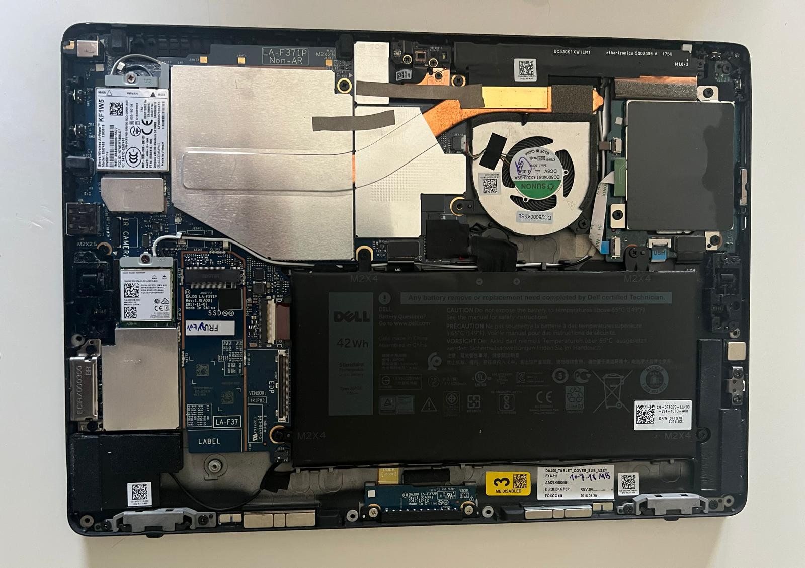 Dell Notebook: Dell Latitude 7200 2 in 1 without screen – Difettoso da Versoix venduto da TuTec 2