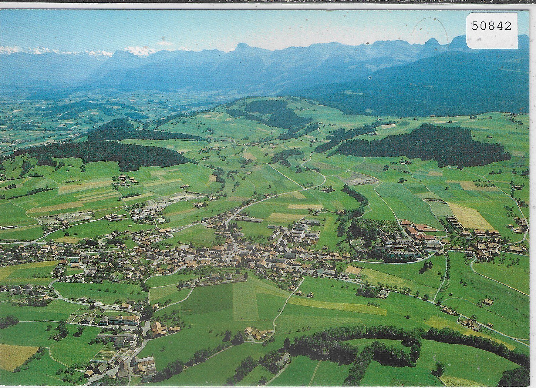 Cartoline postali: Flugaufnahme - Riggisberg – Usato da Ettingen venduto da Kartenplanet