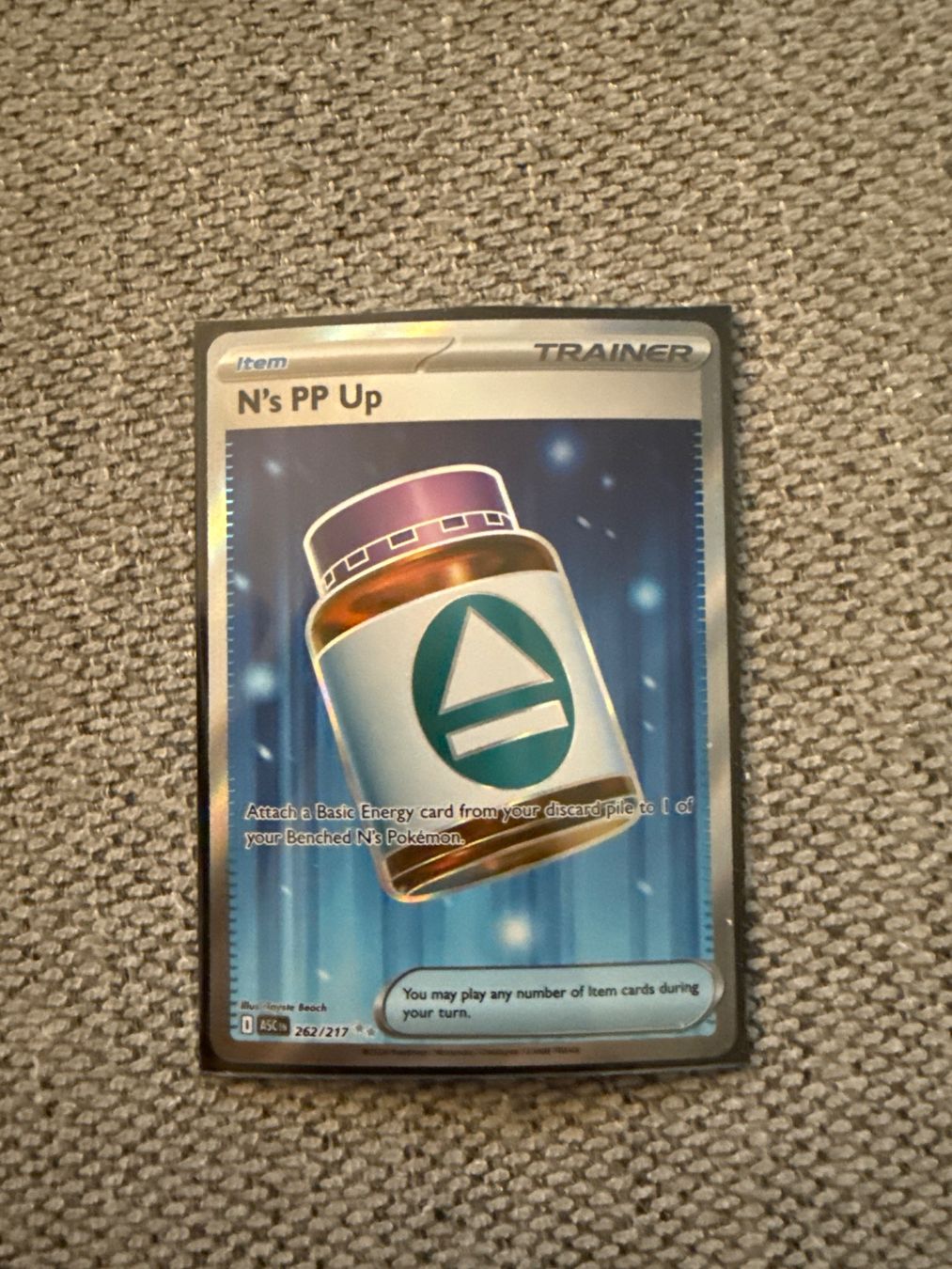 Pokémon Carte collezionabili: ASC - N‘s PP Up - 262/217 – Nuovo (secondo la descrizione) da Zürich venduto da EL1992