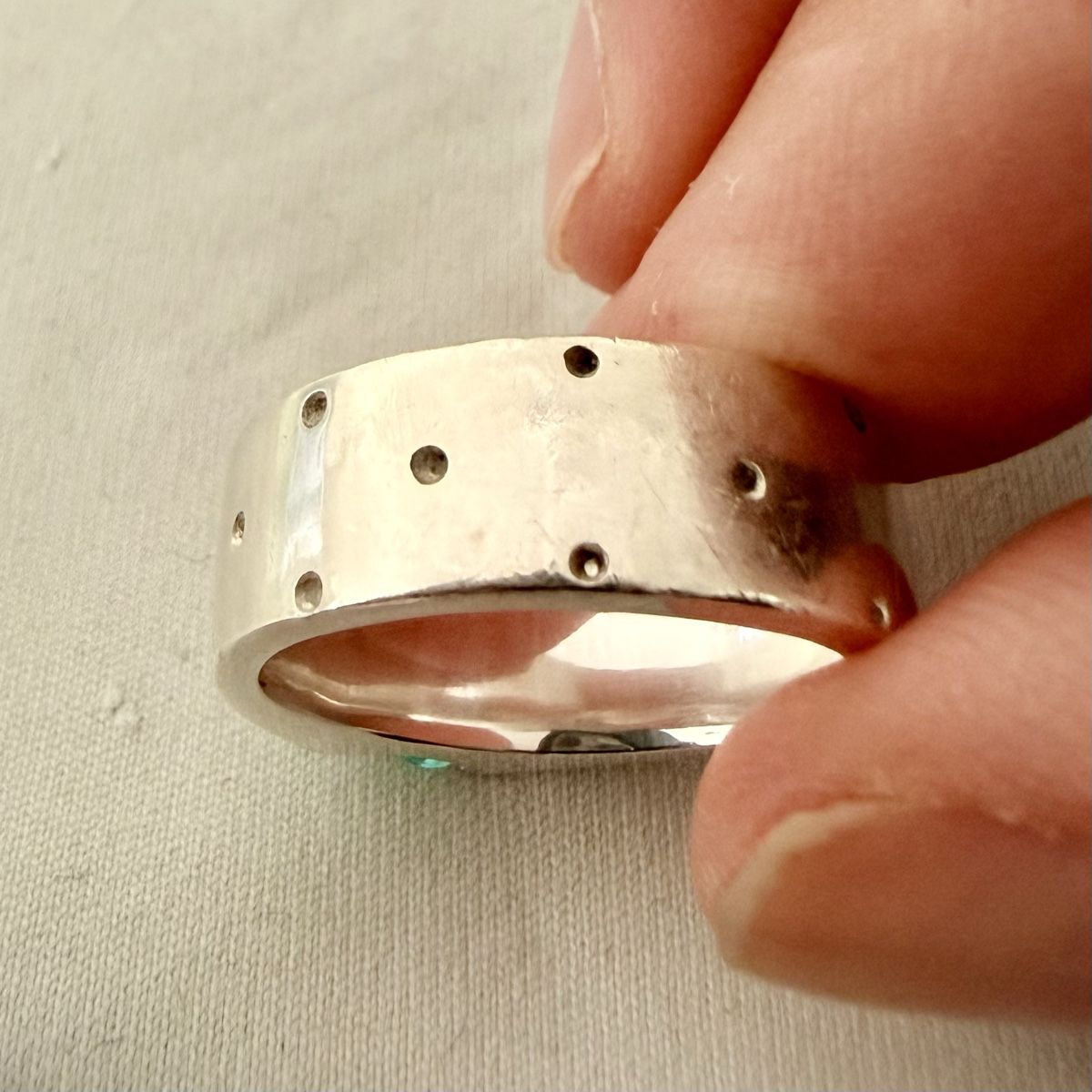 Bagues: Bague en argent - Apatite Paraïba – D'occasion à Marly par Nor_al3 3