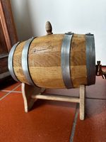 Nie gebrauchtes massives 3-Liter-Fass aus Eichenholz