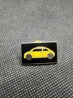 Anstecker VW New Beetle gelb guter Zustand