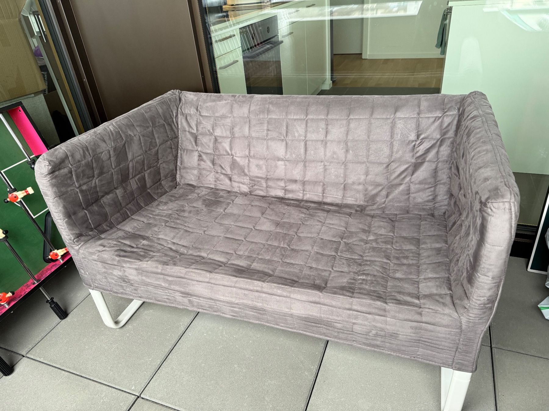 Divani: Canapé IKEA KNOPPARP 2 places gris – Usato da Lausanne venduto da ElVinche