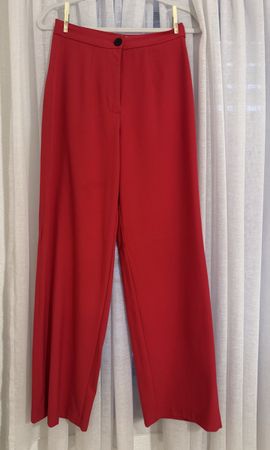 Rote Stoffhose, Gr. 38