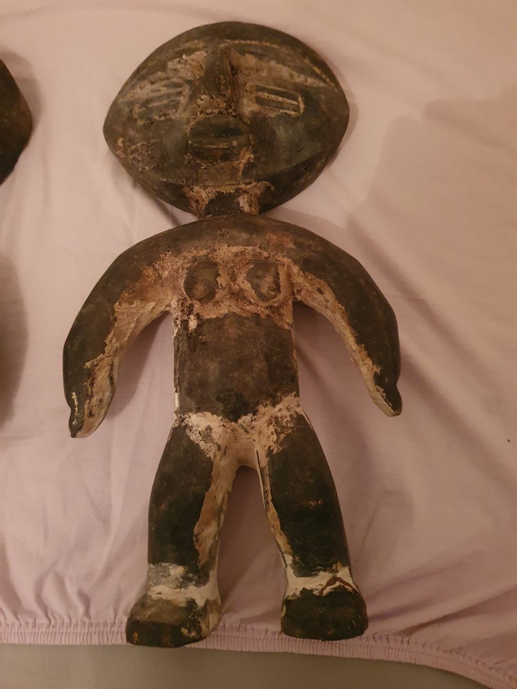 Arte internazionale: 2 Masken + 2 Figuren aus Afrika – Usato da Basel venduto da FirstClass4000 2