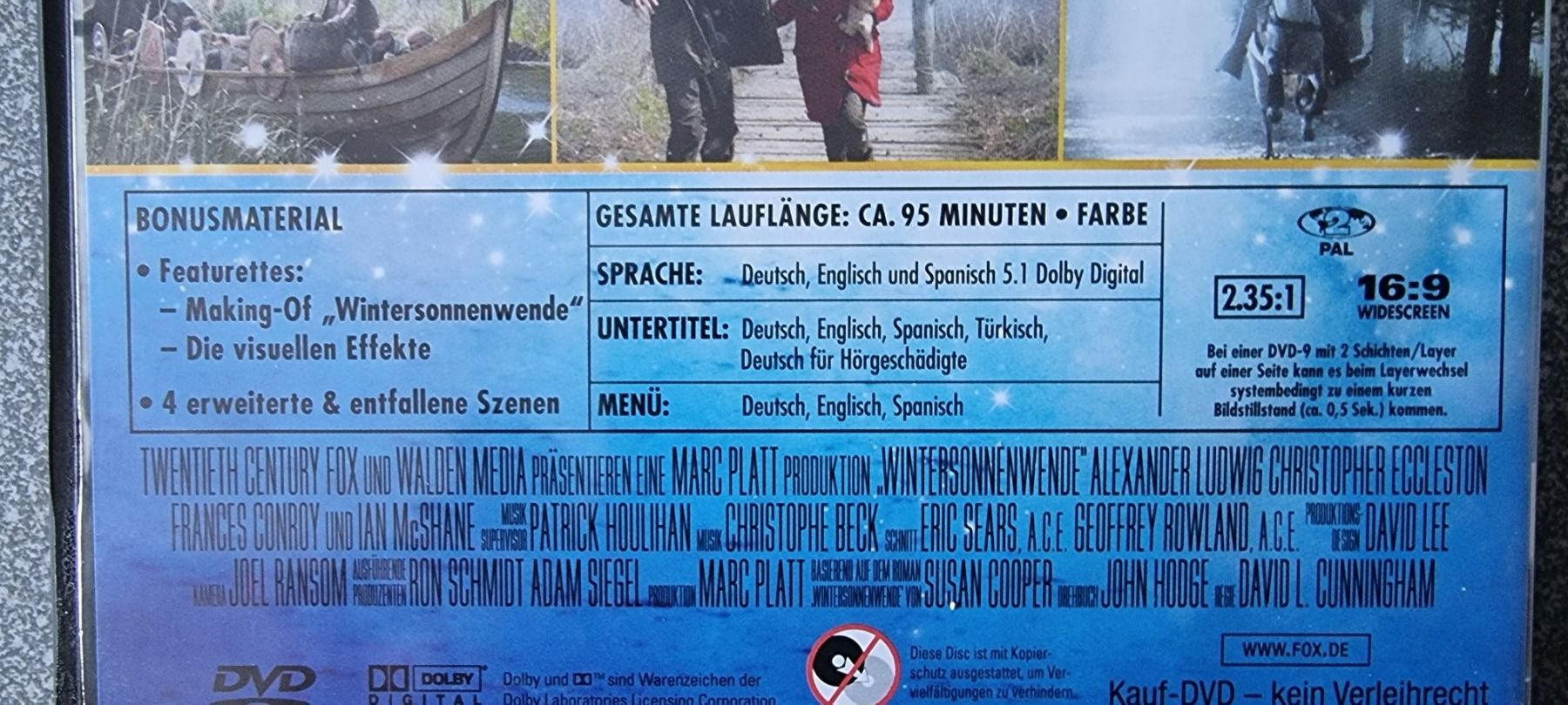Tutti i DVDs: DVD Wintersonnenwende – Usato da Oetwil am See venduto da fineli2 1