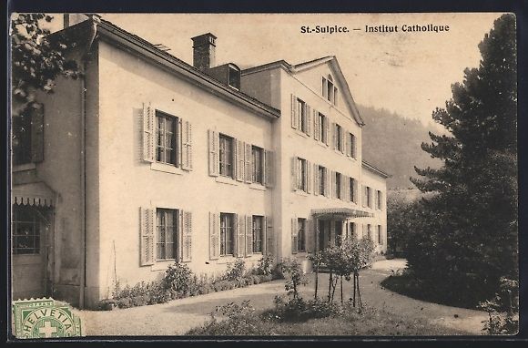 Cartes postales: AK St-Sulpice /NE, Institut Catholique – D'occasion à Berlin par bartko-reher