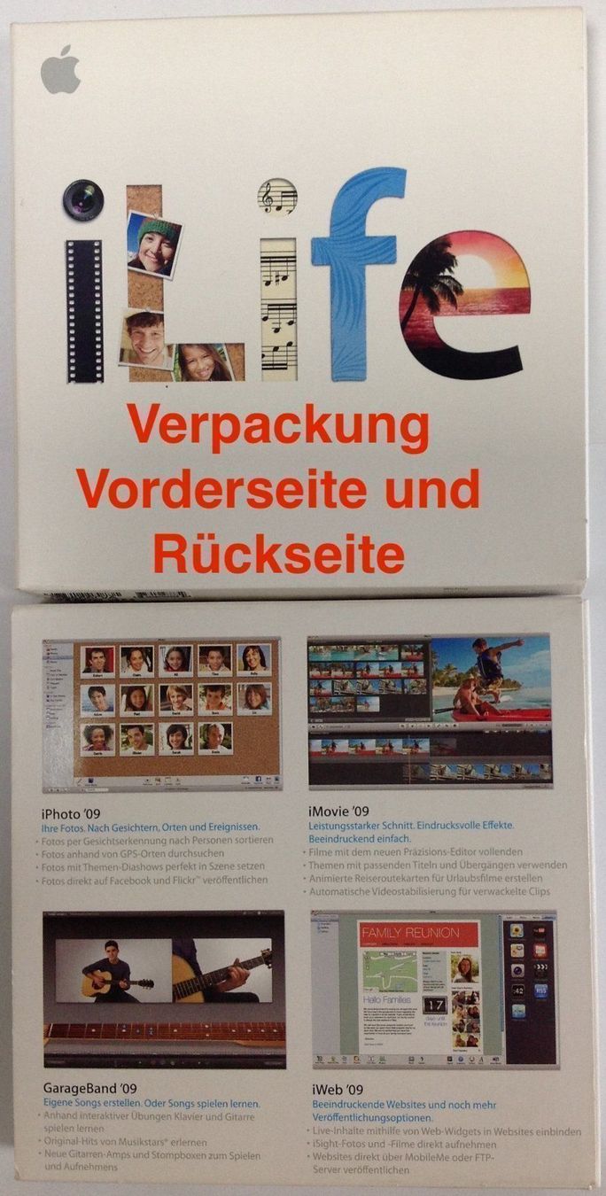 Apple Software: Apple MB966D/A iLife '09 original DVD de – Usato da Reinach AG venduto da RiesenServicesGmbH