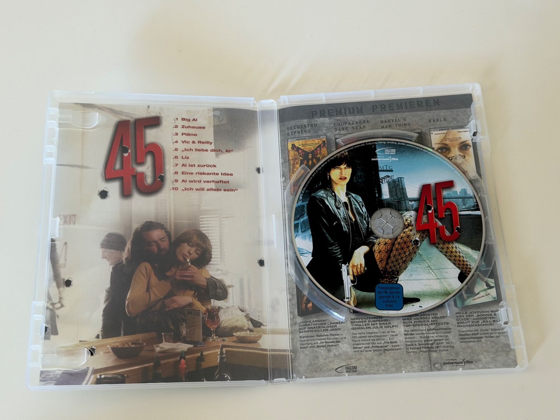 Alle DVDs: .45- mit Milla Jovovich - Kaliber 45 – Gebraucht aus Altstätten SG von sheamus 2