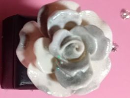 modeschmuck ring,,verstellbar,,eine rose,