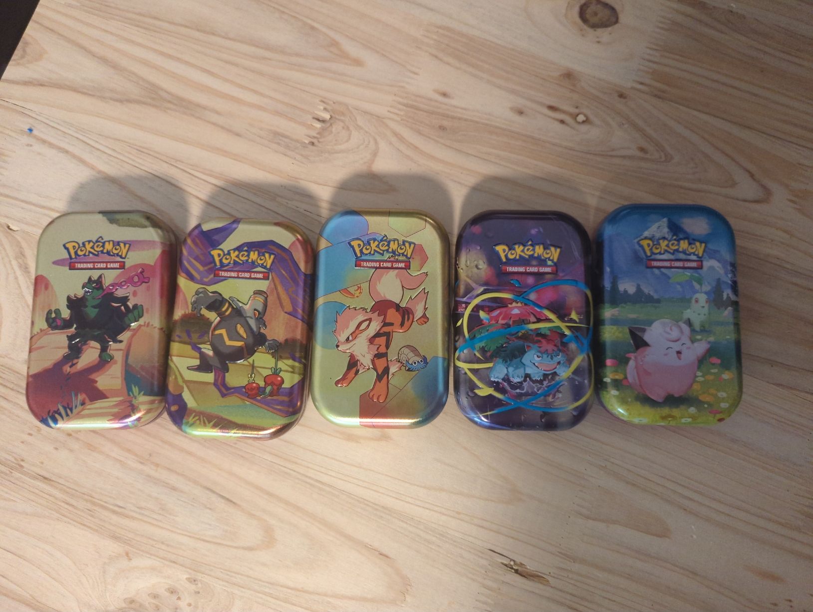 Pokémon Carte collezionabili: 5 Leere Pokémon Mini Tins – Diverse – Usato da Baden venduto da pla_8vlc