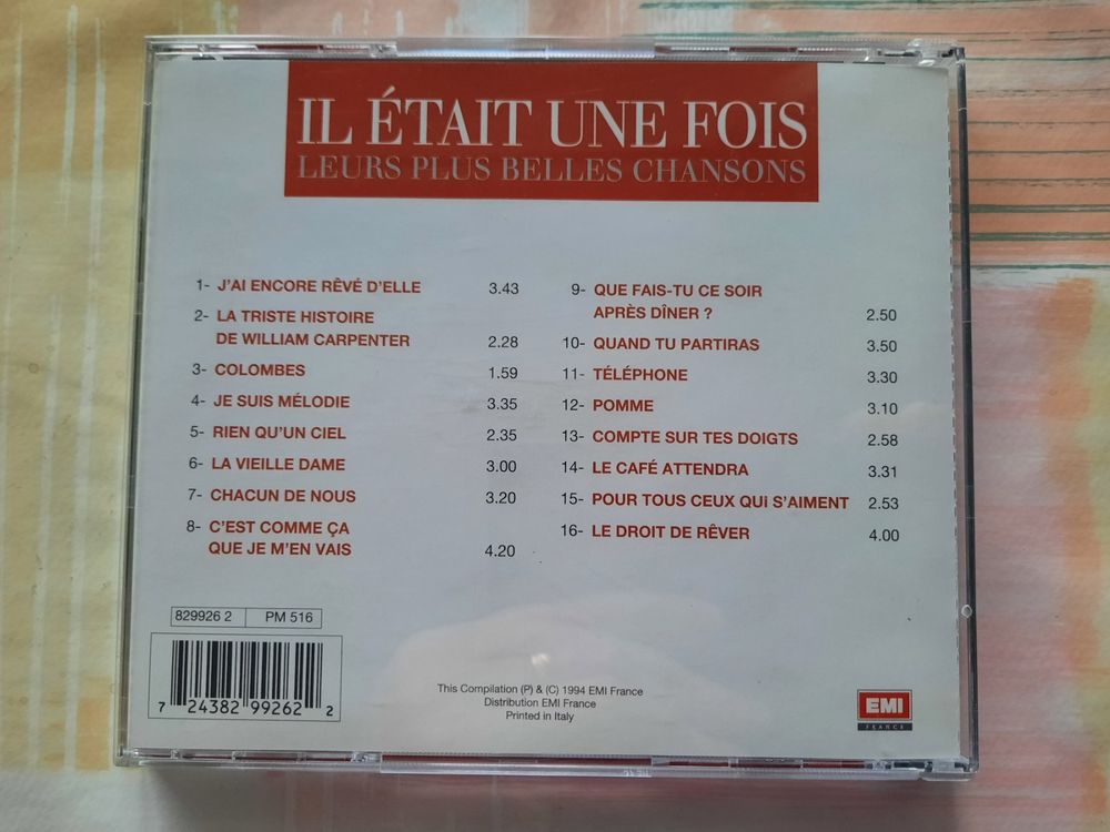 CD Il était une fois - Leurs plus belles chansons (Gebraucht) in Pully ...