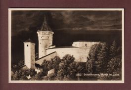 SCHAFFHAUSEN - Munot im Licht - 1937 // Falte //