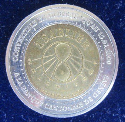 Medaillen: Gedenkmedaille: 1 Sabalier Genève - stgl – Neu (gemäss Beschreibung) aus Luzern von Horoskop1 1